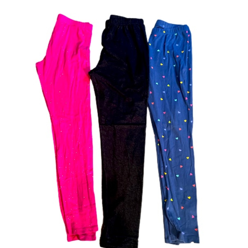 GIRLS 3 pack LEGGINGS BUNDLE
